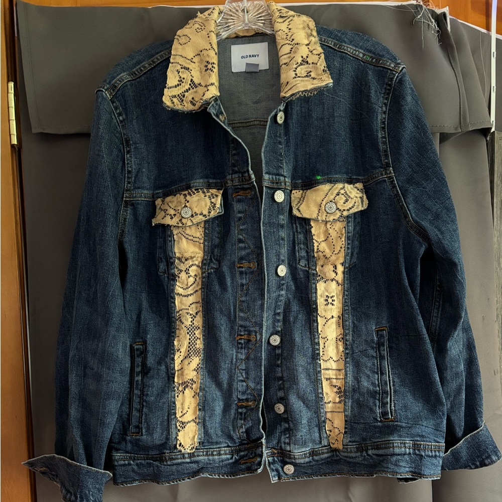 Denim Jacket, Size: XXL, Color: Blue, Brand: Old Navy